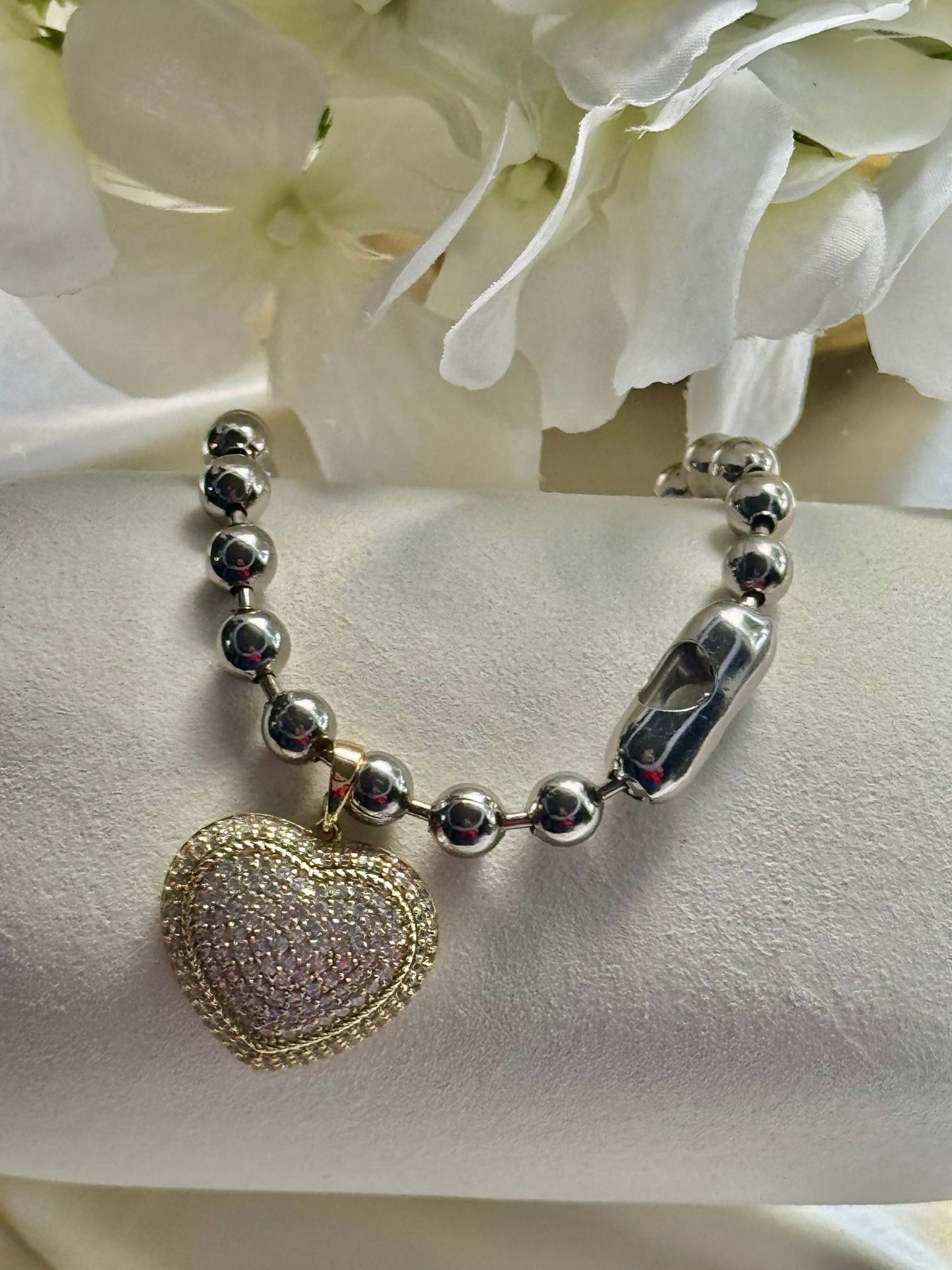 Military Heart Bracelete