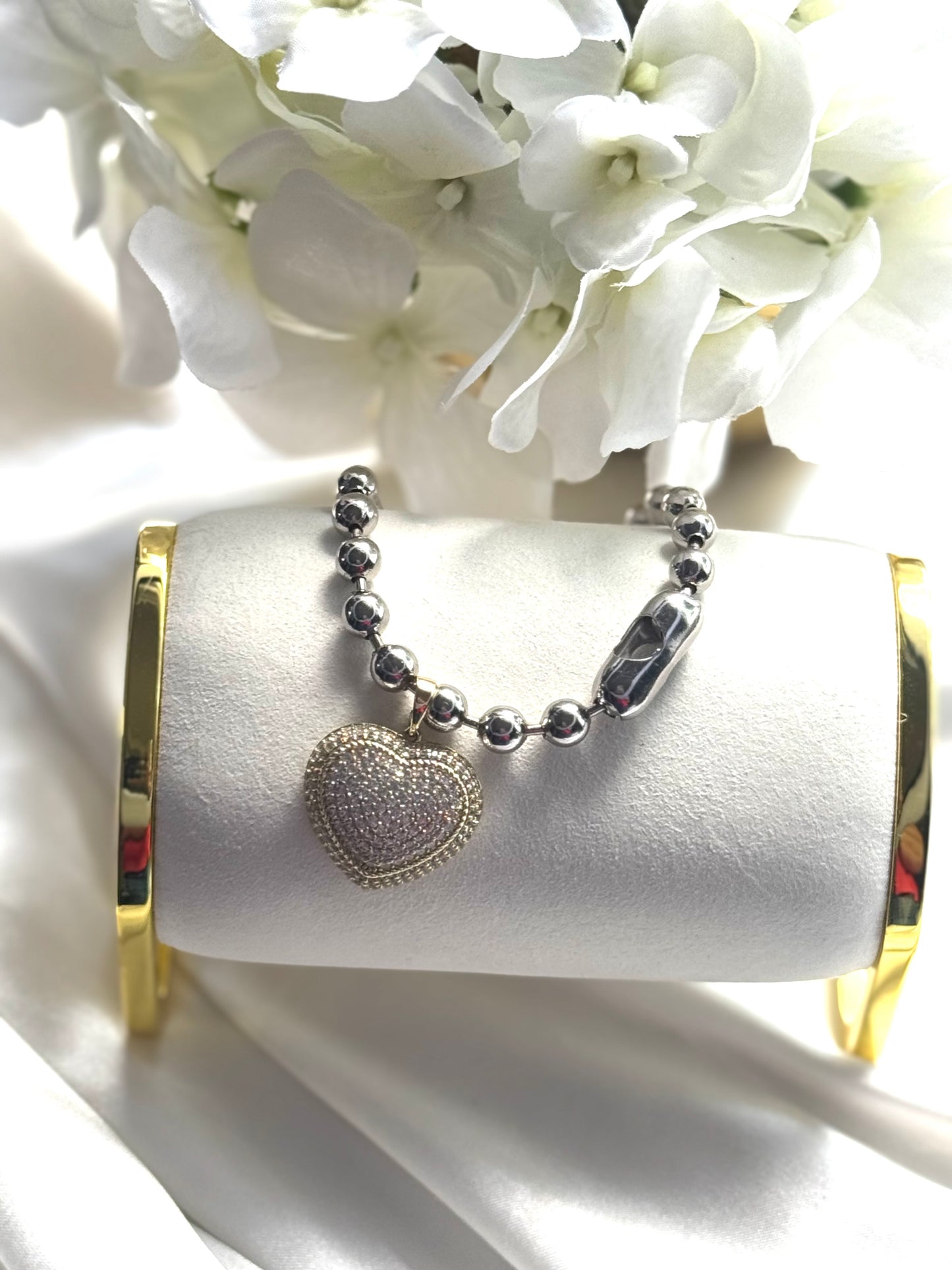 Military Heart Bracelete