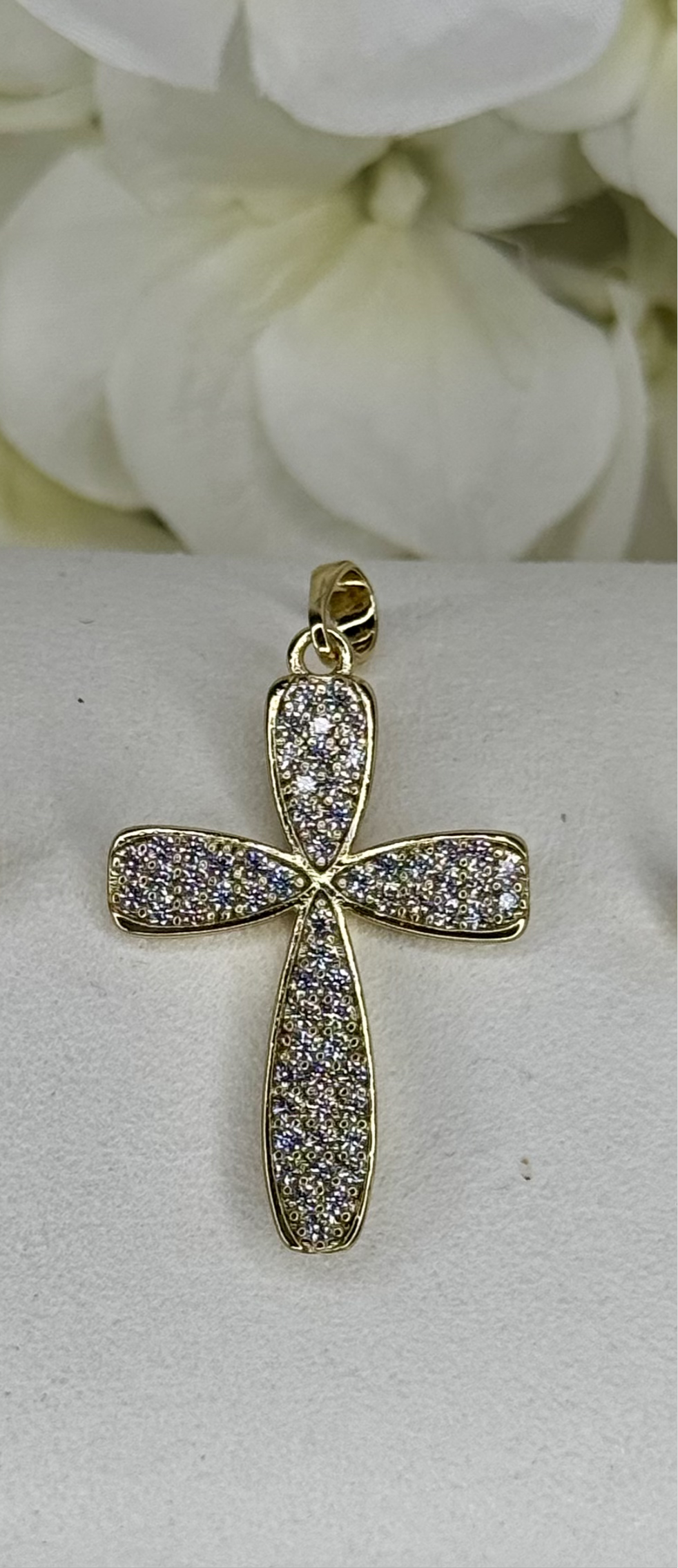 Round Cross Snake Necklace