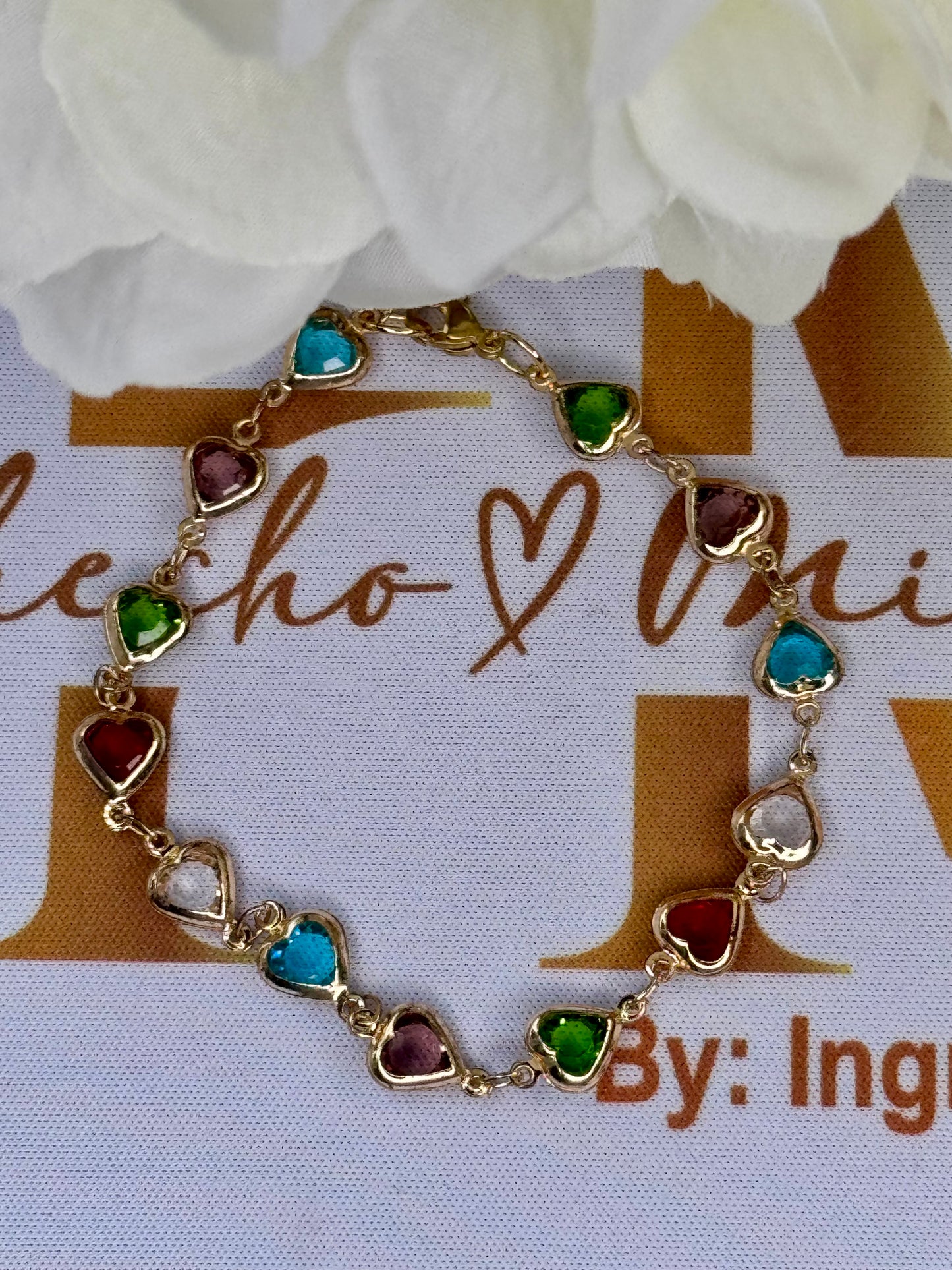 Colorful Crystal Heart Set